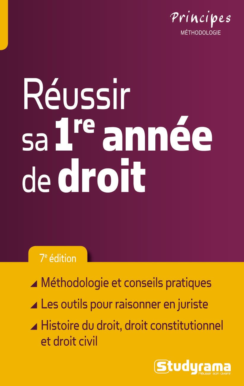 Réussir sa 1ère année de droit 9782759016204