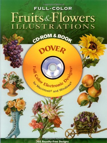 Full-Color Fruits and Flowers Illustrations 9780486999715