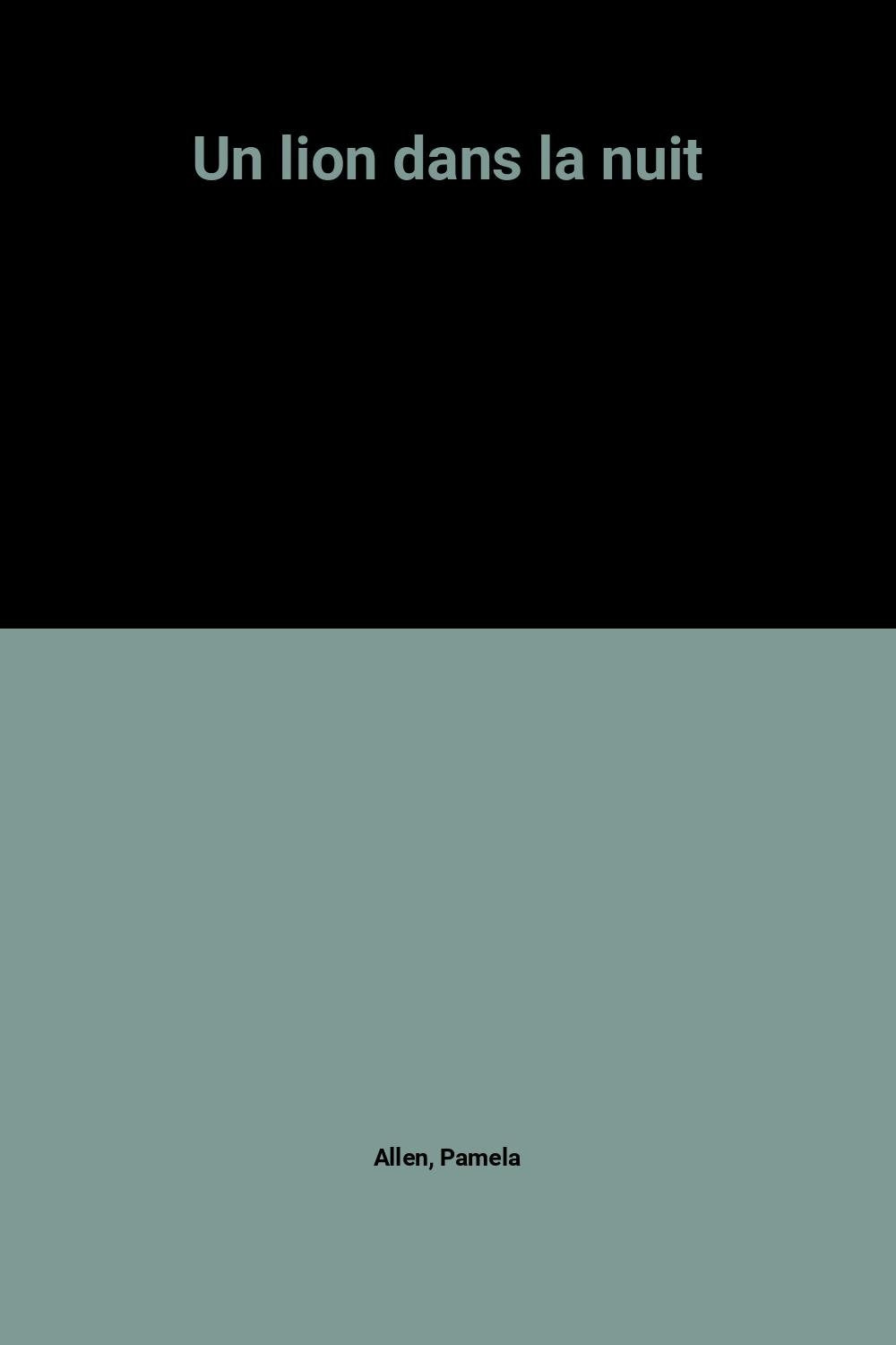 Lion dans la nuit - texte et illustrations de allen pamela (Un) 9782081711341