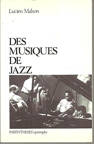 Des musiques de jazz 9782863640241