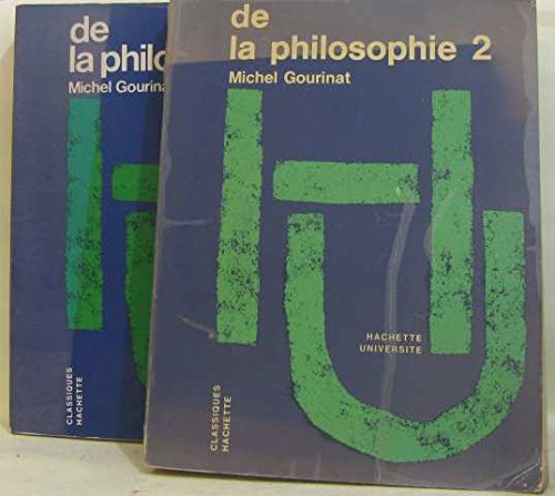 DE LA PHILOSOPHIE T01 9782010031847