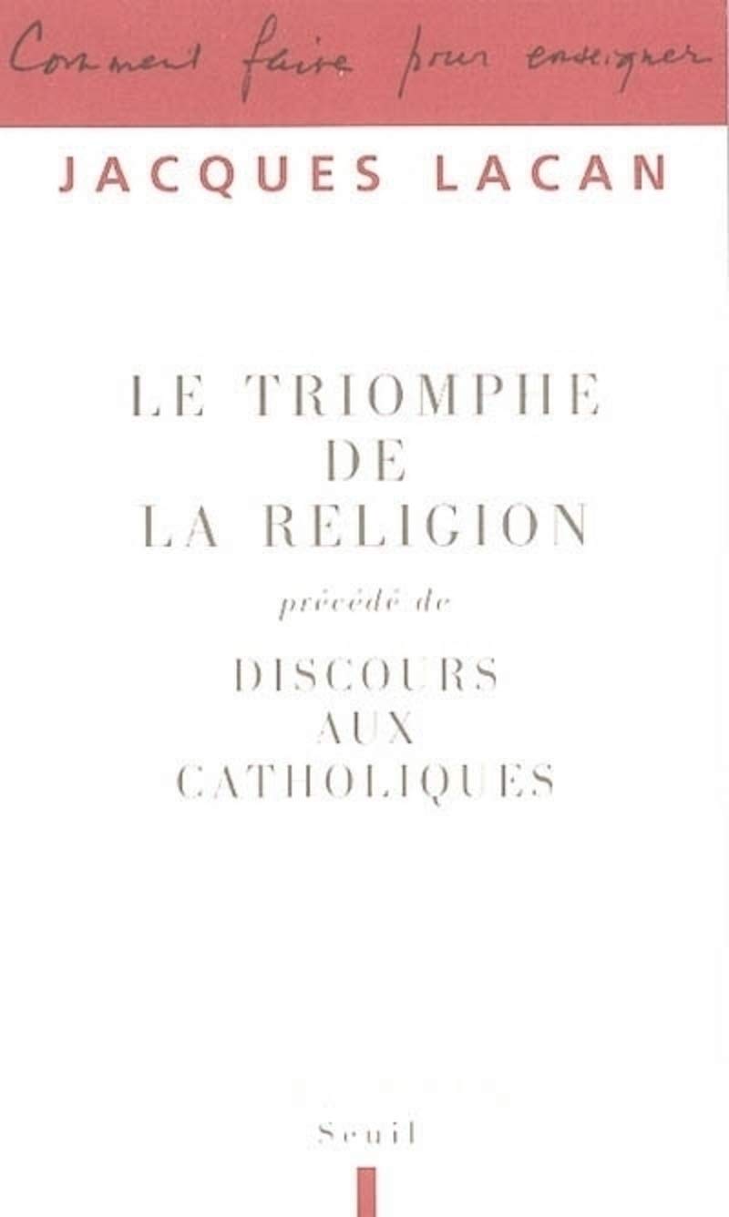 Le triomphe de la religion: Précédé de Discours aux catholiques 9782020663410