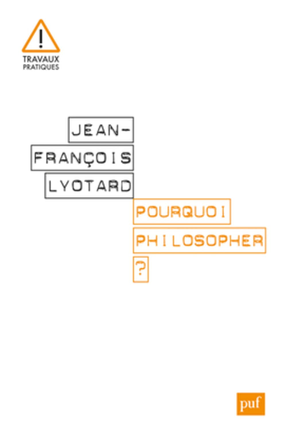 Pourquoi philosopher ? 9782130595106