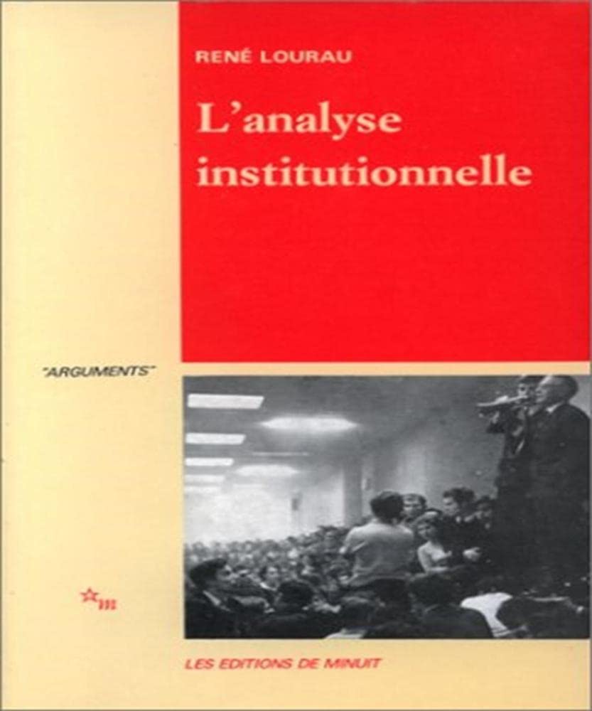 L'analyse institutionnelle 9782707301000