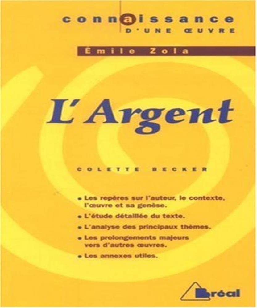 L'argent - Zola 9782749508627