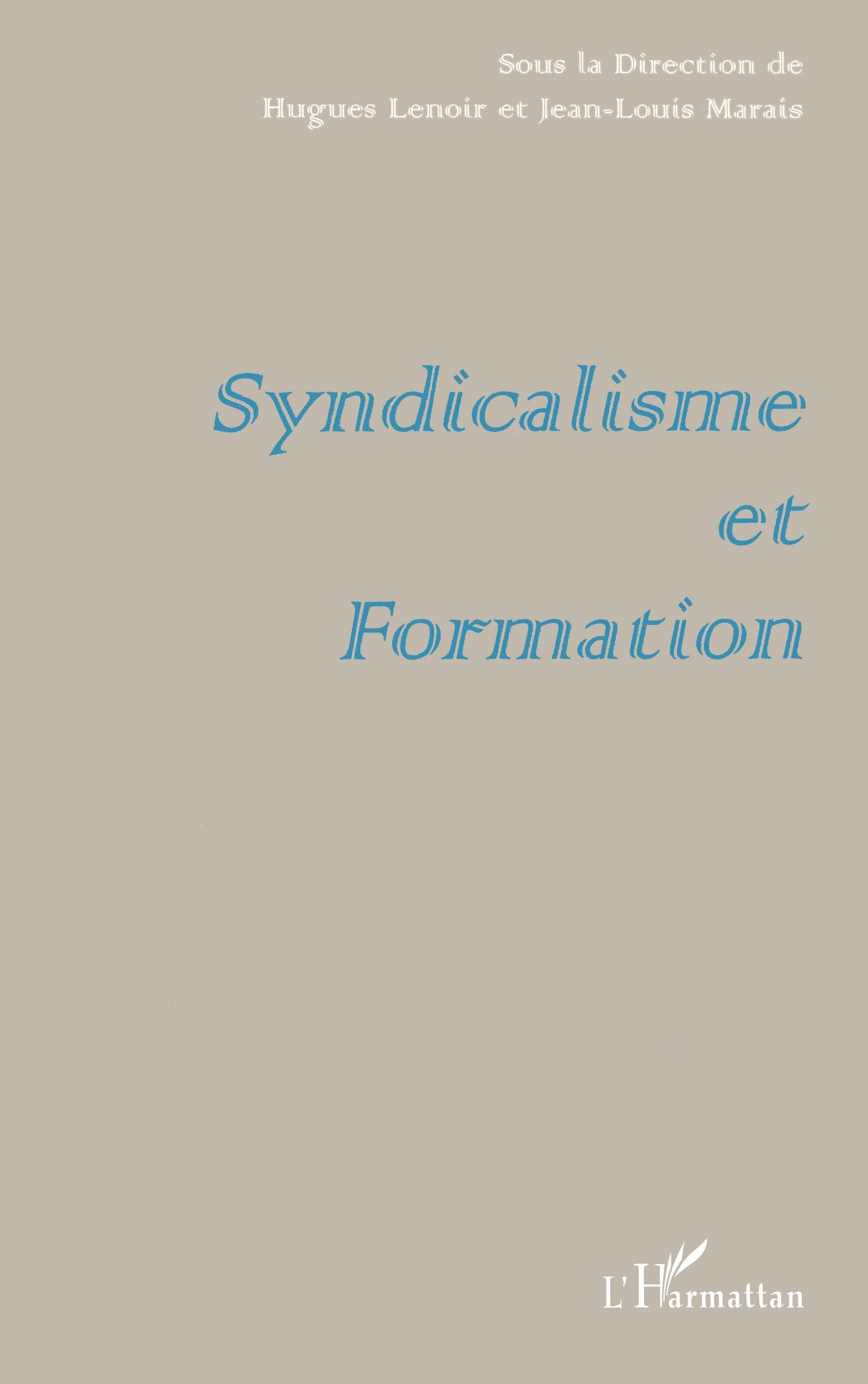 Syndicalisme et formation 9782738485441