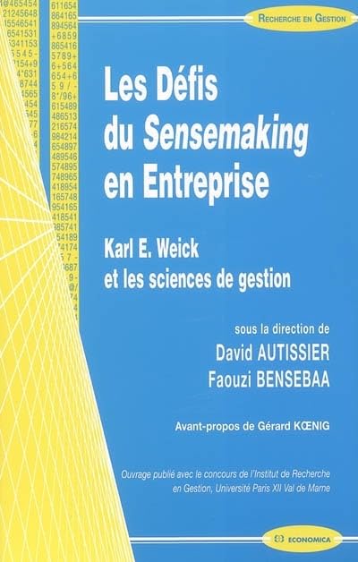 Les Défis du Sensemaking en Entreprise: Karl E. Weick et les sciences de gestion 9782717852103