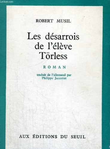 Les Désarrois de l'élève Törless 9782020014113