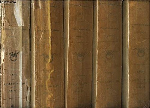 OEUVRES COMPLETES DE VOLTAIRE - en 13 volumes / DU TOME PREMIER AU TOME TREIZE / (voir Notice pour le sommaire) 