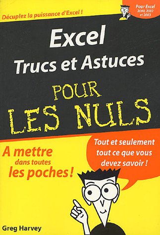 Excel Trucs et astuces pour les nuls 9782844276964