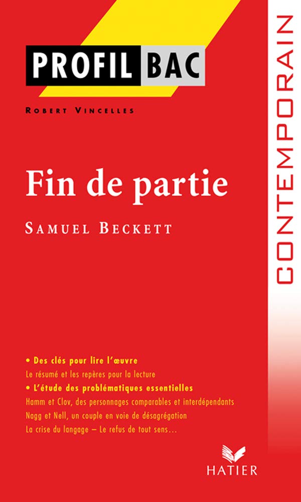 Profil - Beckett (Samuel) : Fin de partie: analyse littéraire de l'oeuvre 9782218936326