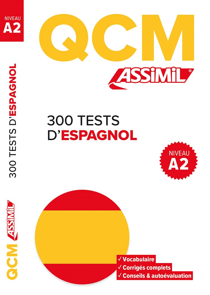 300 Tests D'espagnol: Niveau A2 9782700508338