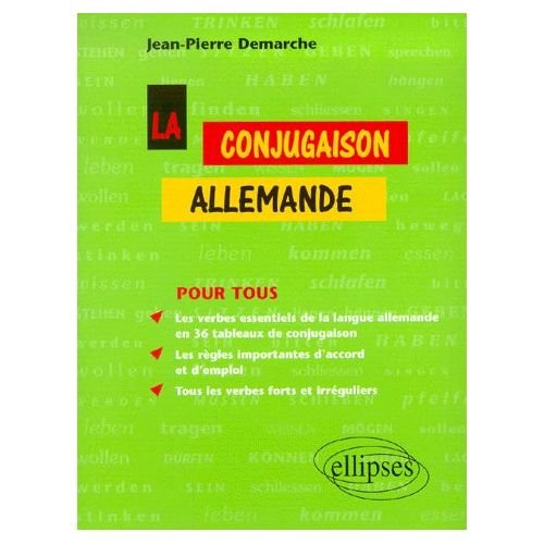 La conjugaison allemande 9872729849557