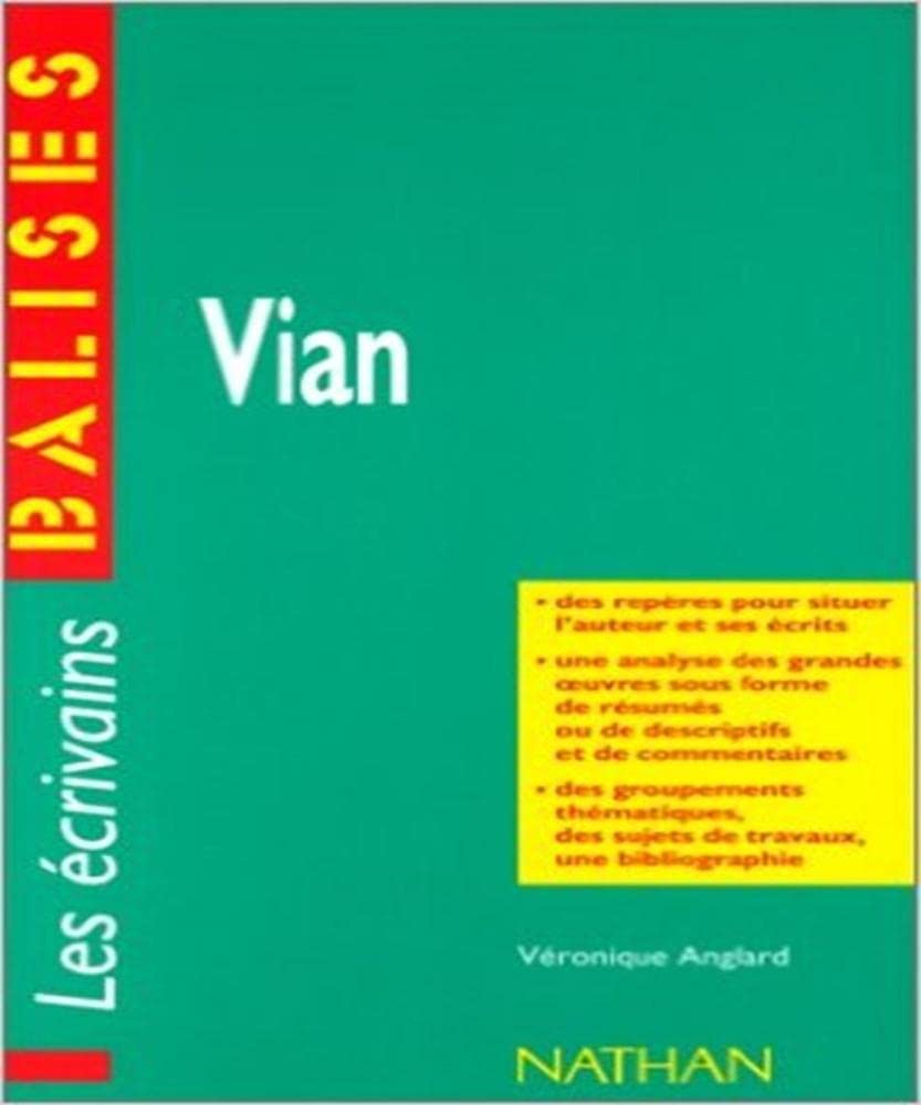 Vian: Grandes oeuvres, commentaires critiques... 9782091805016