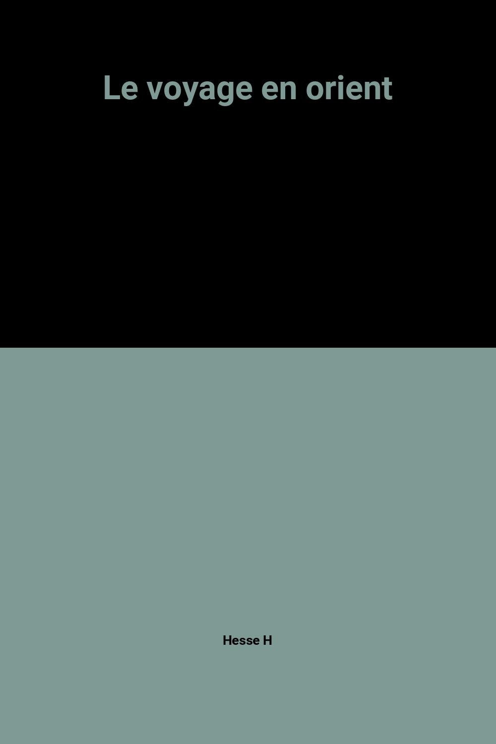 Le voyage en orient 9782266016766