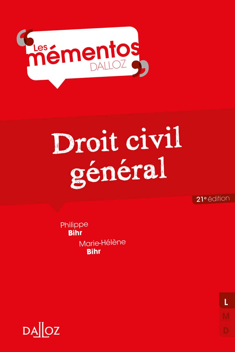 Droit civil général. 21e éd. 9782247189090