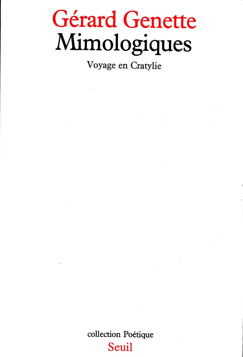 Mimologiques. Voyage en Cratylie 9782020044059