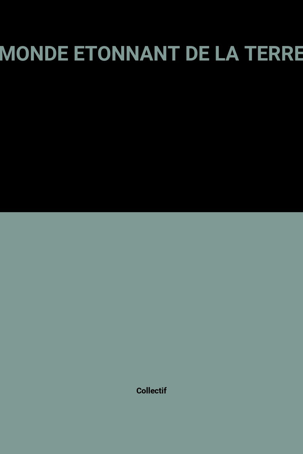 Monde Etonnant De La Terre 9782092222775