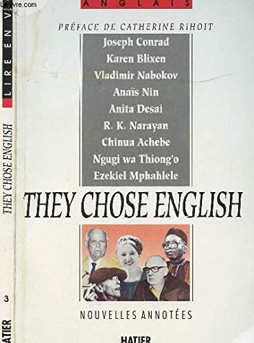 They choose english 052397 9782218027550