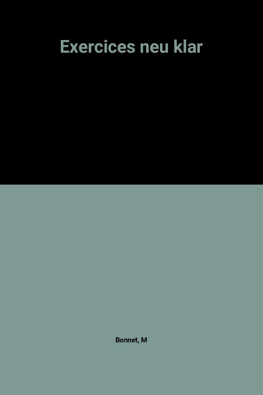 Exercices neu klar 9782904218163