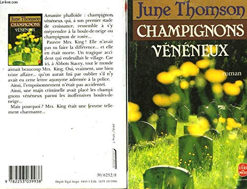 Champignons vénéneux 9782253039938