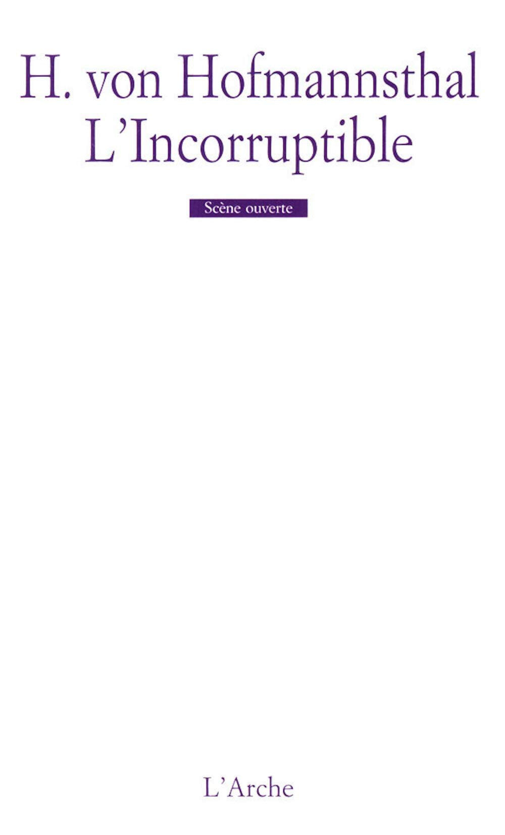 L'Incorruptible 9782851813909