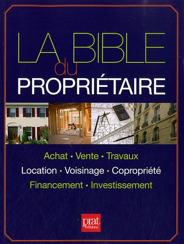La bible du propriétaire 9782809503036