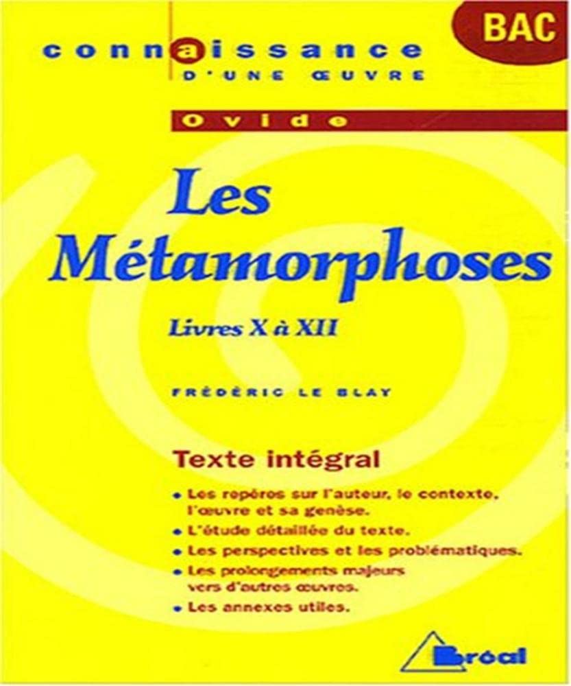 Les métamorphoses - Ovide 9782749505664