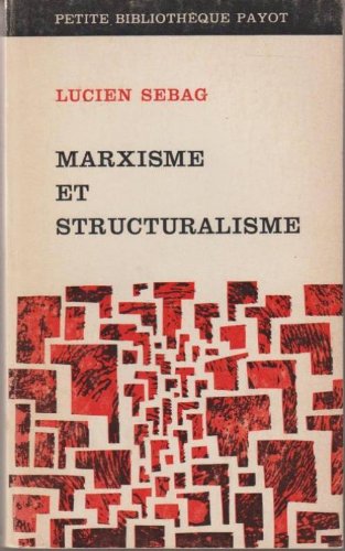 Marxisme et structur 101p 073193 9782228310130