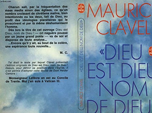 Dieu est Dieu, nom de Dieu! 9782253017820