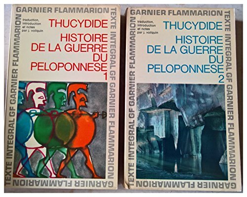 Histoire de la guerre du Péloponèse - tome 1 et tome 2 