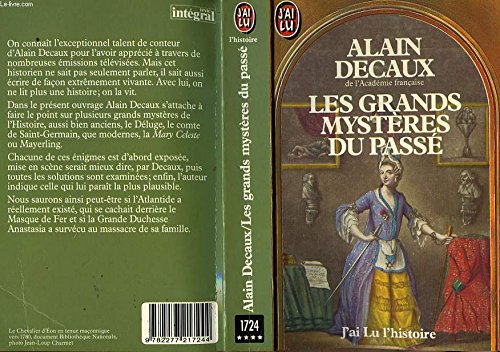 Grands mysteres du passe **** (Les) 9782277217244