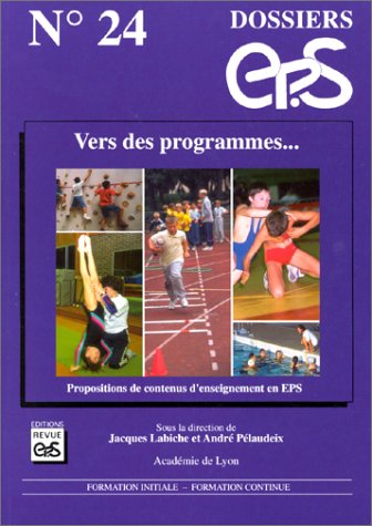 Vers des programmes, dossiers numéro 24 9782867131264