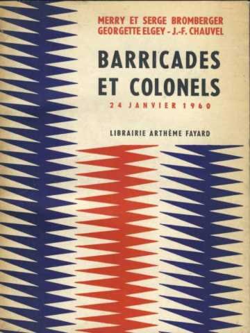 barricades et colonels 24 jancier 1960 