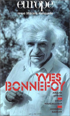 Yves Bonnefoy 9782910814748