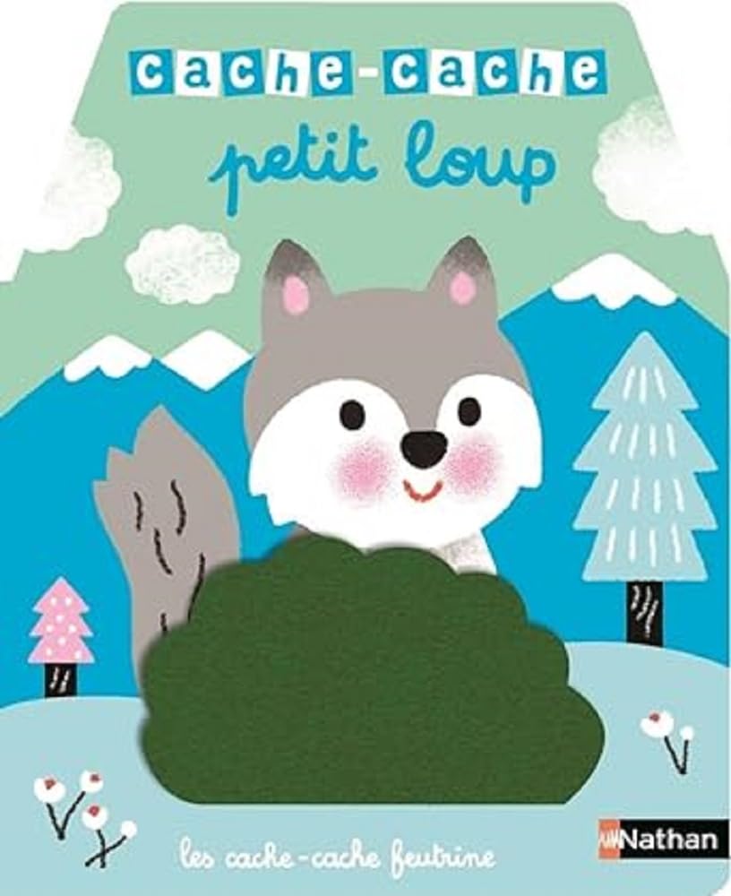 Cache-cache petit loup - Livre d'éveil - Dès 6 mois 9782095013301