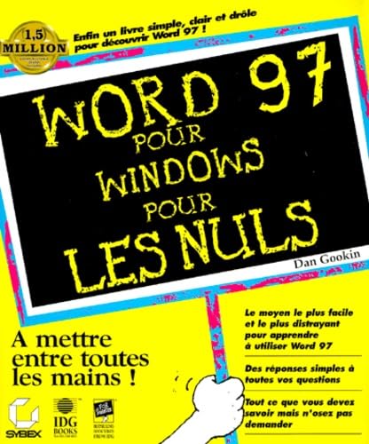 Word 97 pour Windows pour les nuls 9782736123642