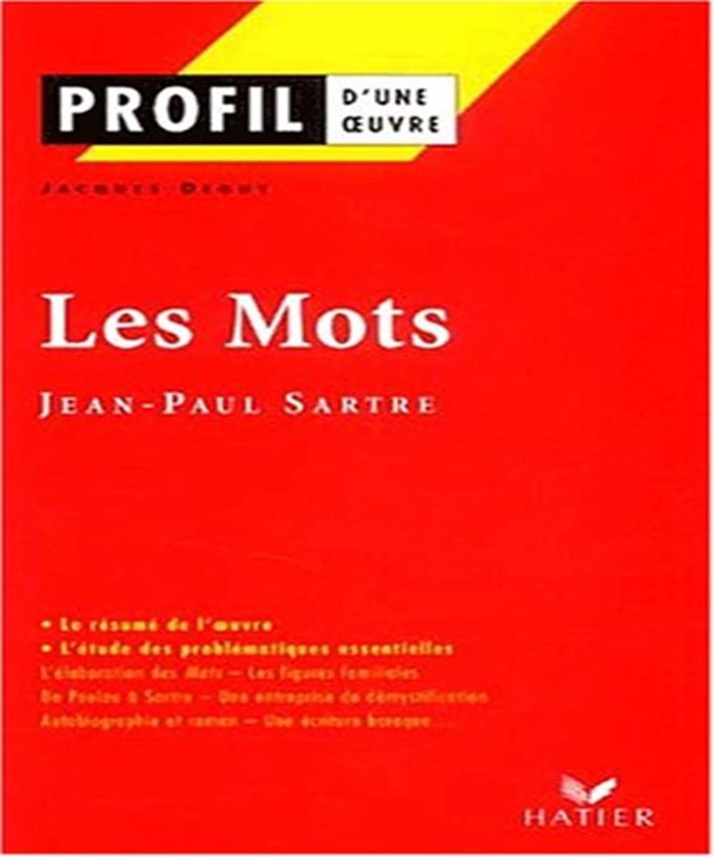 Les Mots, Sartre 9782218740404