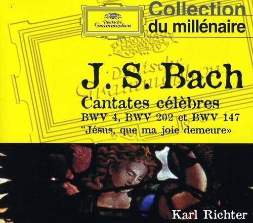 Bach : Cantates célèbres BWV 4, 202 et 147 0028945917023