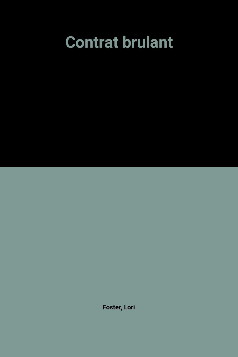 CONTRAT BRULANT 9782280108126