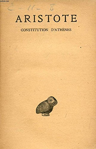Mathieu georges - Aristote, constitution d athènes 