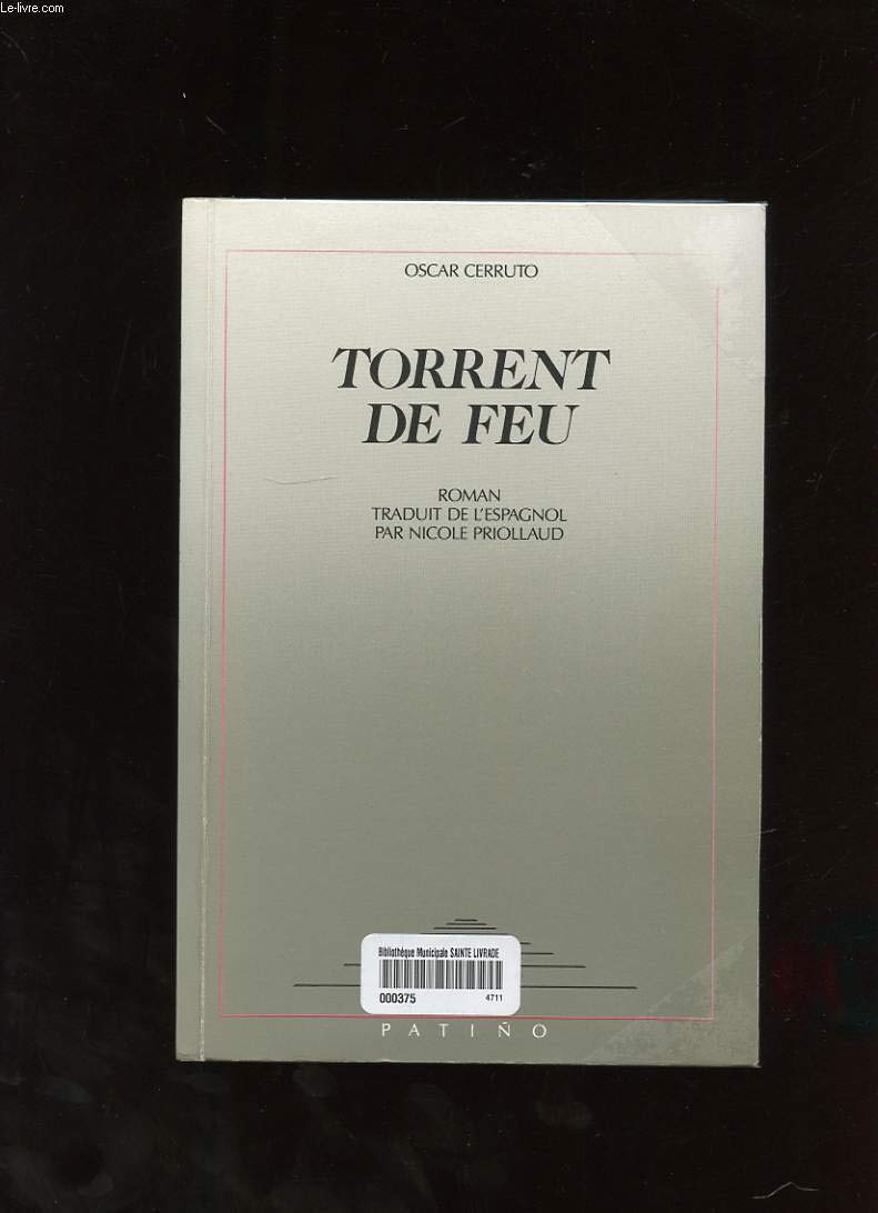 Torrent de feu 9782882130075
