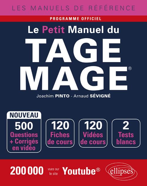 Le Petit Manuel du TAGE MAGE - 2e édition 9782340019003