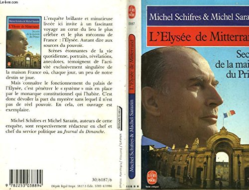 L ELYSEE DE MITTERRAND 9782253038894