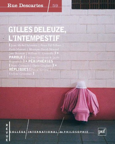 Rue Descartes, N° 59 : Gilles Deleuze, l'intempestif 9782130566939