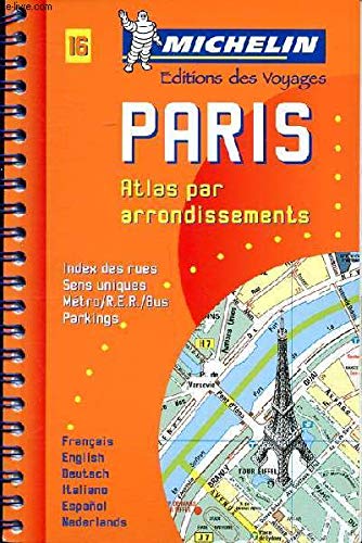 Michelin Paris Atlas Par Arrondissements 9782060016016