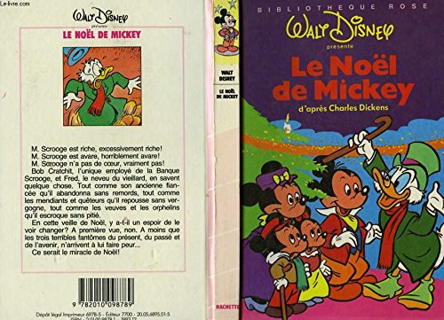Le Noël de Mickey (Bibliothèque rose) 9782010098789