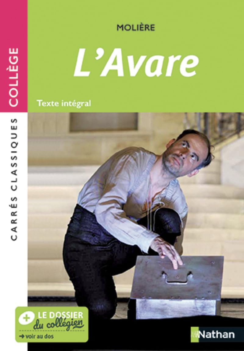 L'Avare - Texte intégral - Carrés classiques Collège 9782095033217