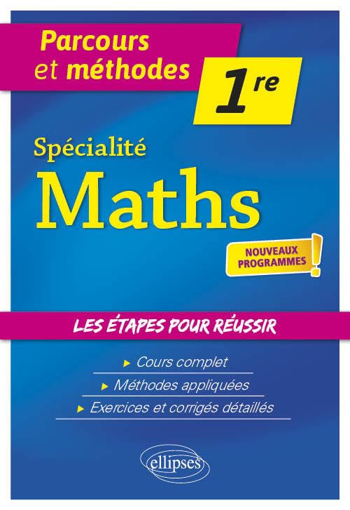 Spécialité mathématiques 1re 9782340031852