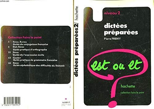 Dictées préparées: Niveau 2 9782010065941